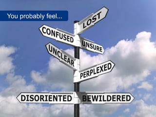 You probably feel...
 