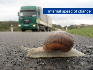 Internal speed of change




          www.flickr.com/photos/14degrees/440515255
 