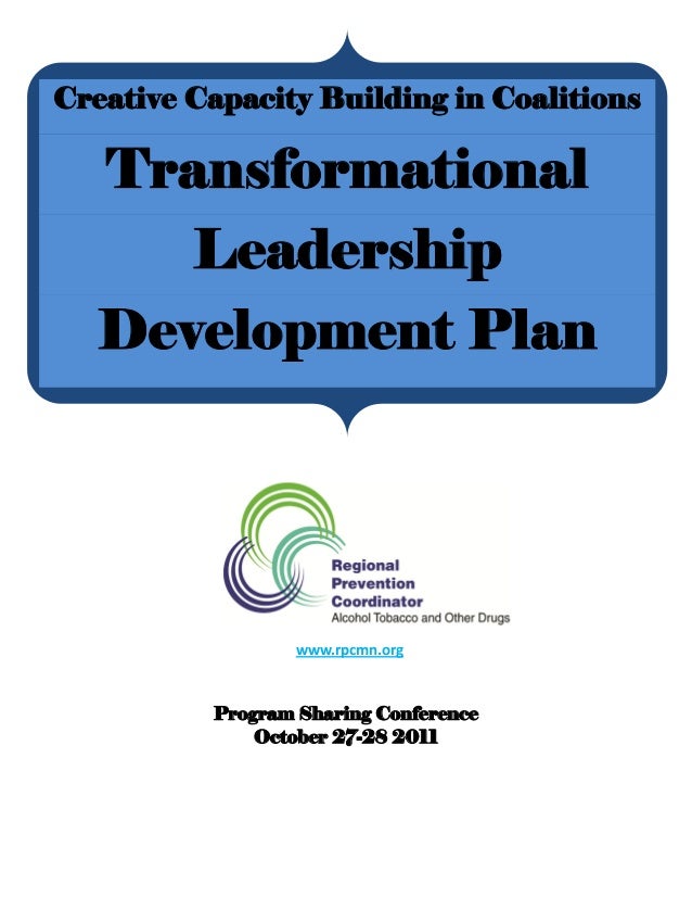 Transformational leadership development plan