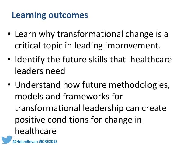 transformational leadership the best leadership for healthcare The most popular theory of leadership today is transformational leadership we should shift our concentration from the best or most effective leadership style. transformational leadership the best leadership for healthcare The most popular theory of leadership today is transformational leadership we should shift our concentration from the best or most effective leadership style.