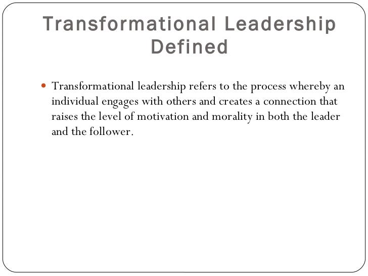 transformational leadership theory latst transformational leadership definition