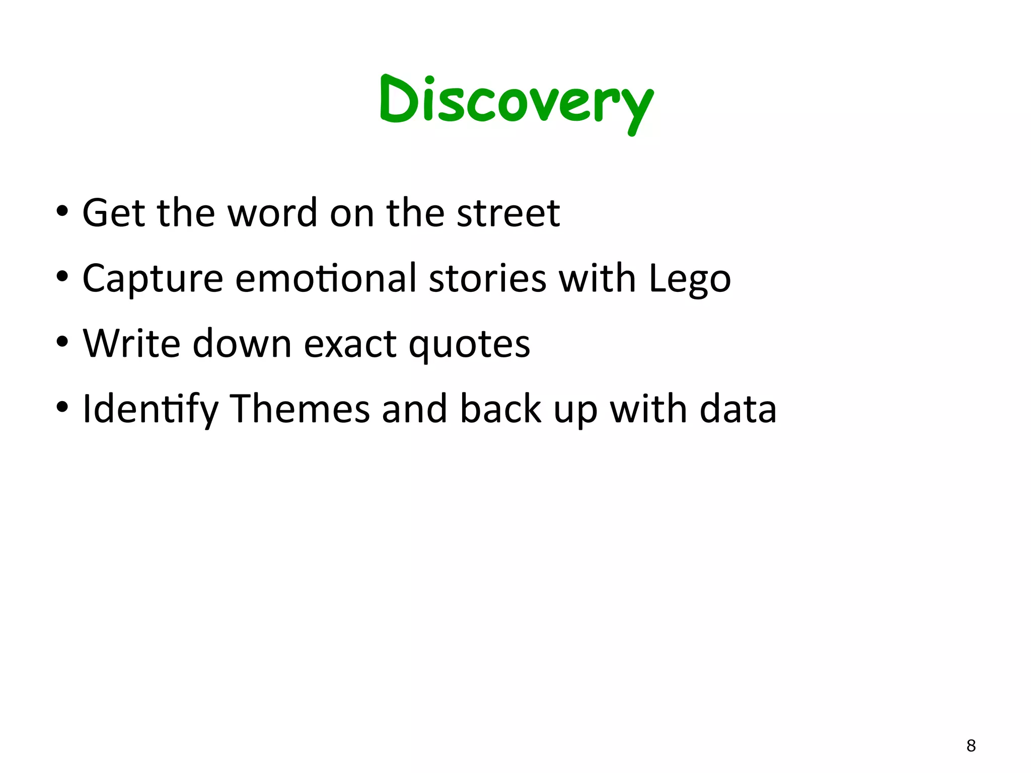Why	
  #3	
  –	
  Collaboration
Why	
  #4	
  –	
  Empowerment
Note: Agile is not the goal!
 