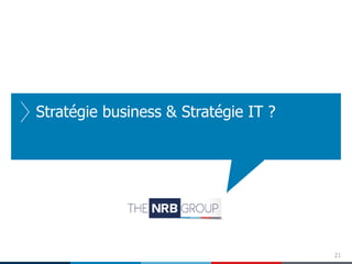 Stratégie business & Stratégie IT ?

21

 