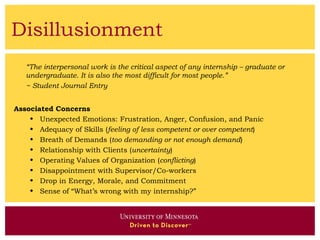 Transformation: Ensuring Student Success In An Internship | PPT