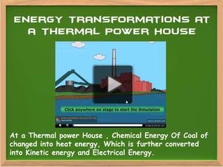 Transformation of energy | PPTX