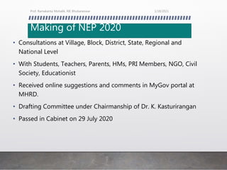 Transformation of school education through NEP 2020 | PPTX