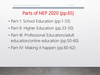 Transformation of school education through NEP 2020 | PPTX