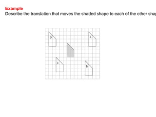 3. T is an enlargement of S from a centre C.On the grid mark the centre C and state the scale factor enlargement.
