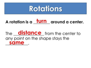Transformations I- Math for Interior design | PPTX