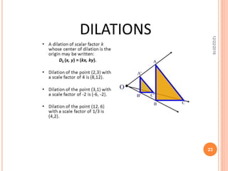 Transformations II- Math for Interior Design | PPTX