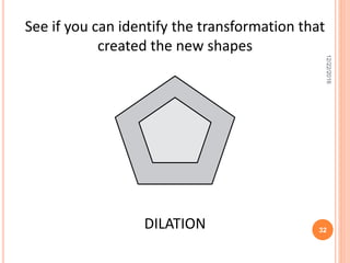 Transformations II- Math for Interior Design | PPTX