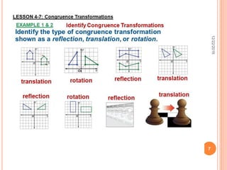 Transformations II- Math for Interior Design | PPTX