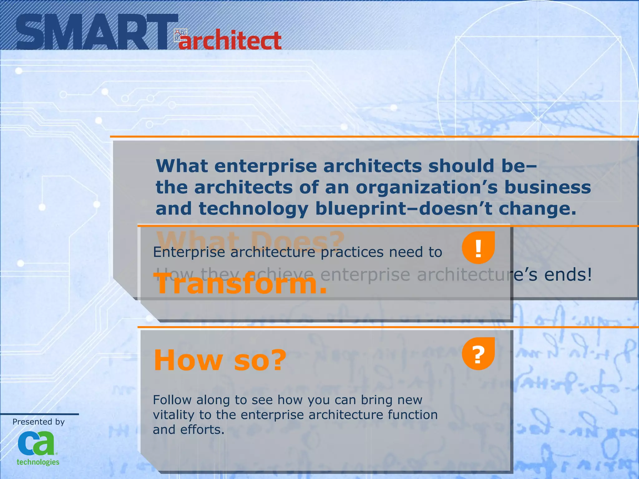 7 Steps to Transform Your Enterprise Architecture Practice | PPS