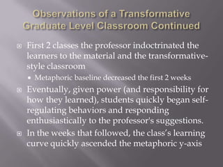 Transformative learning slides | PPTX