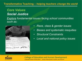Transformative Teaching Information Session | PPT