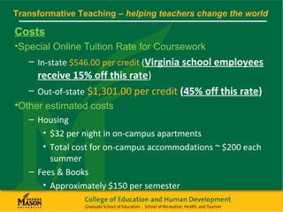 Transformative Teaching Information Session | PPT