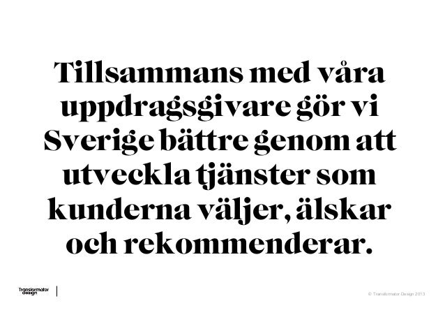 Frukostseminarium hos Transformator Design 14 november 2013 - Leverer…