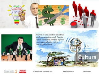 ©TRANSFORME Consultores 2012 www.transforme.cl +56 2 5709401
Cultura
 