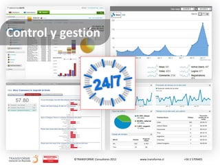 ©TRANSFORME Consultores 2012 www.transforme.cl +56 2 5709401
Control y gestión
 