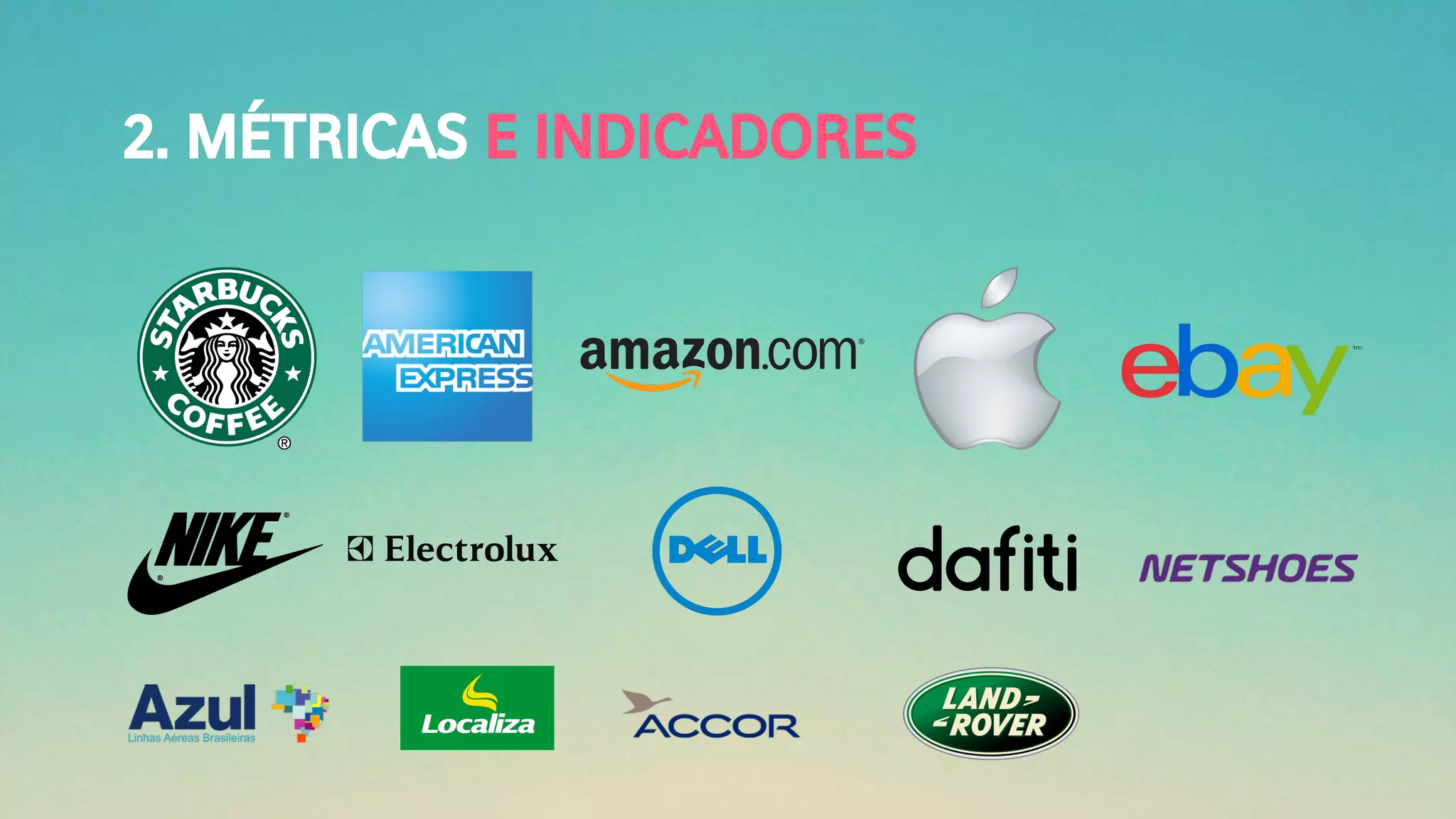 2. MÉTRICAS E INDICADORES
 