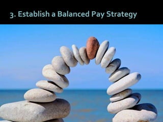 2929
3. Establish a Balanced Pay Strategy
 