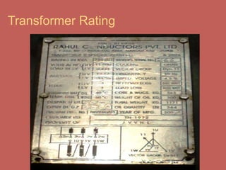 Transformer Rating
22
 