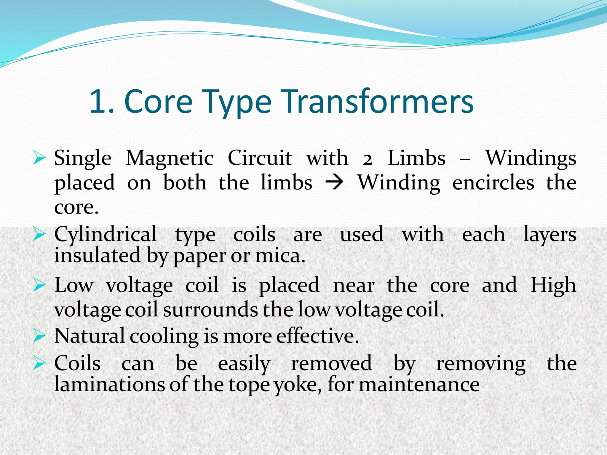 transformer and types and construction .pptx