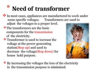 Transformer engineering physics basic electrical engineering .pptx
