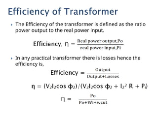 Transformer engineering physics basic electrical engineering .pptx