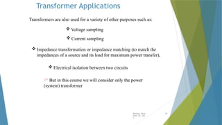 Transformer And Its Internal Structure and Transformer types.pptx