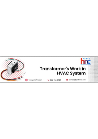 Transformer and Working Principle of Transformer in HVAC System.pdf
