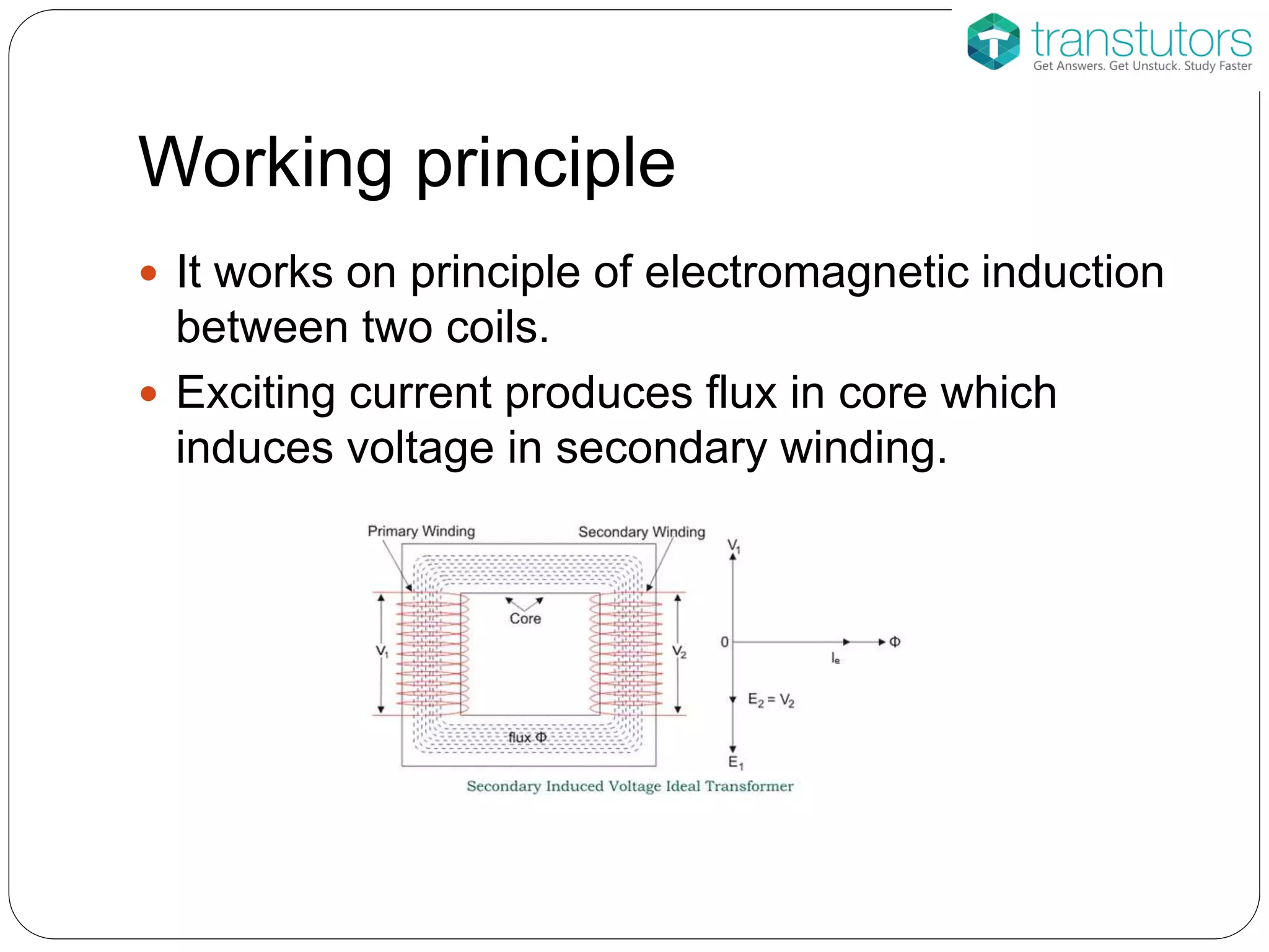 Transformer Construction And Principle | Electronical Engineering | PPTX