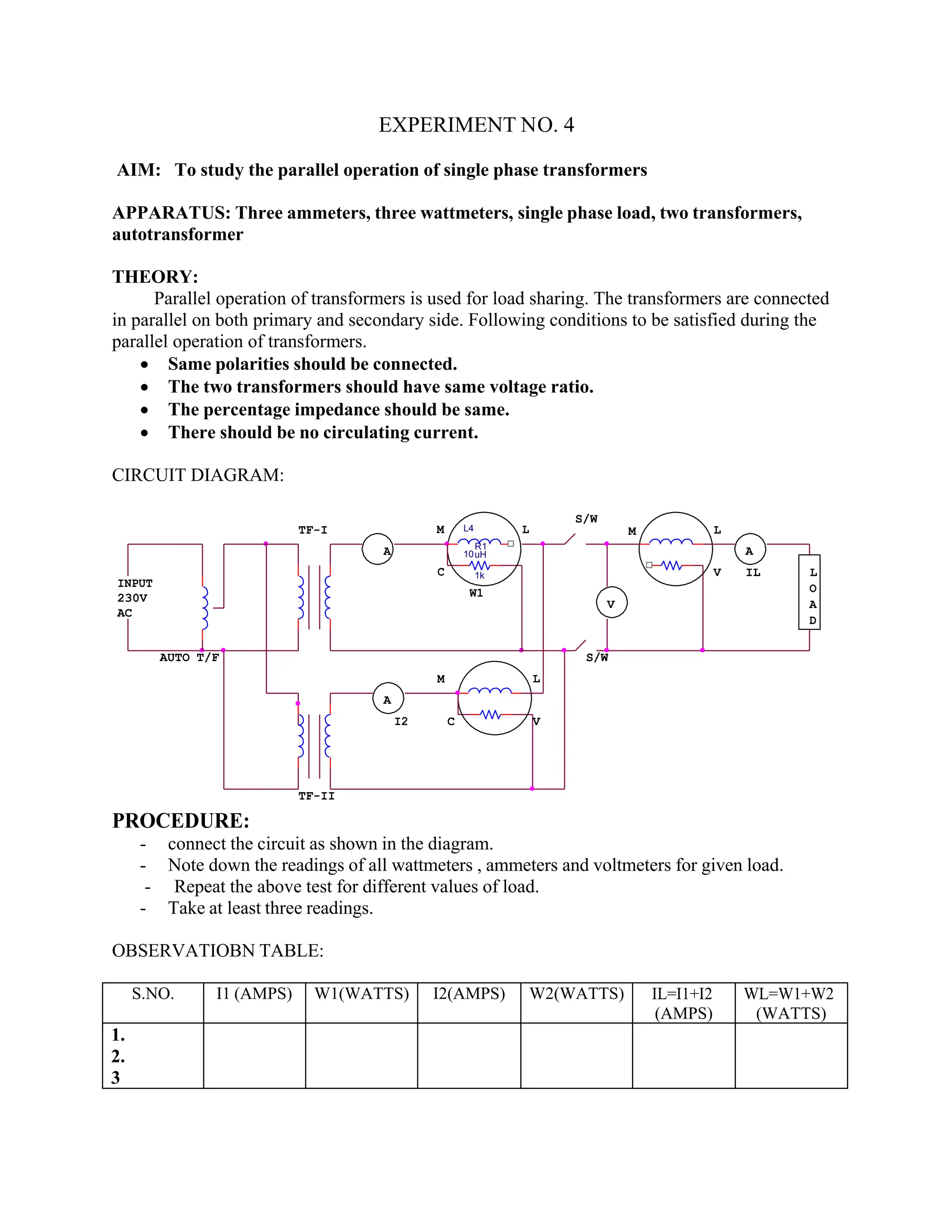 Transformer Course Lab.pdf