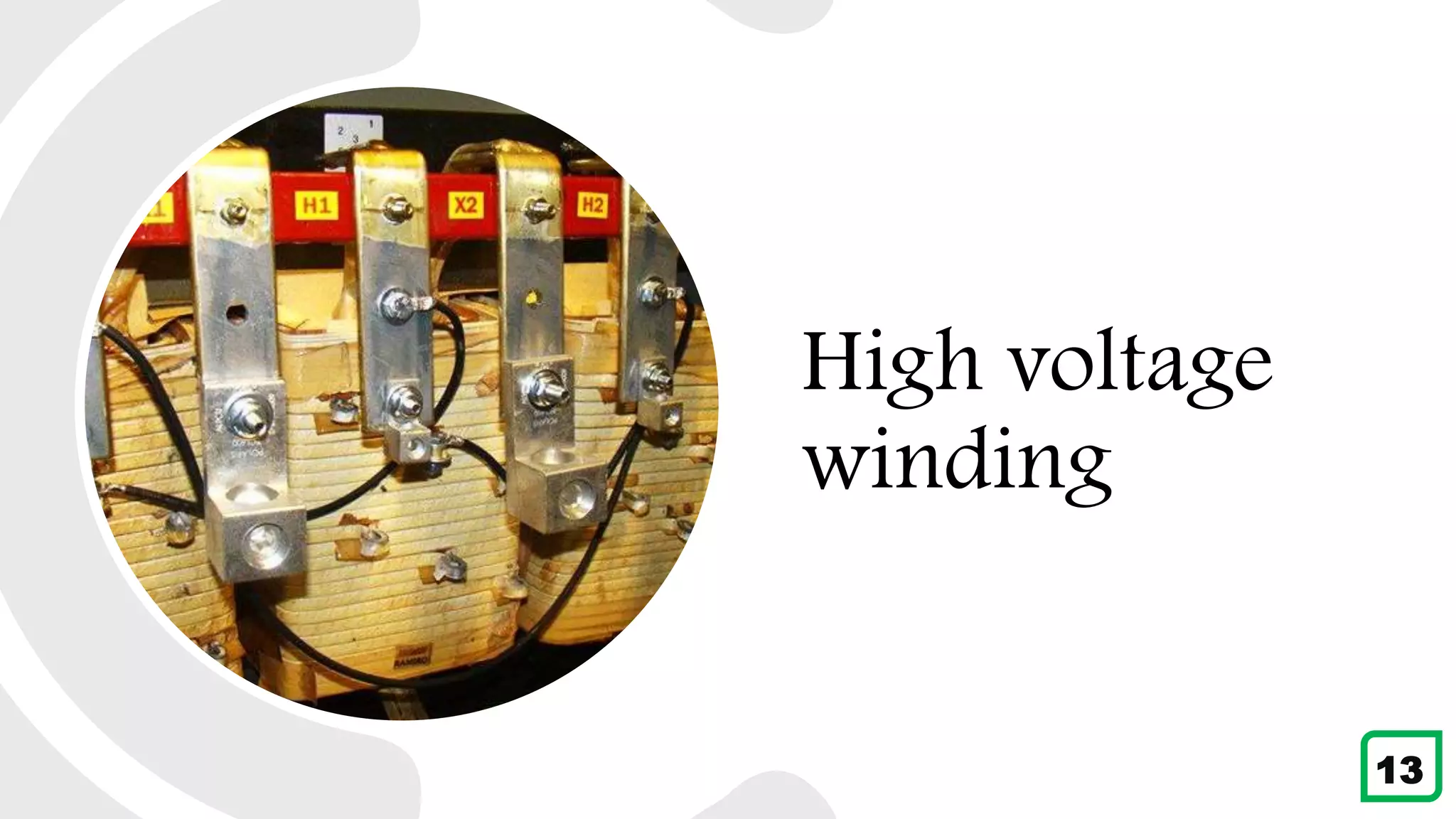 High voltage
winding
13
 