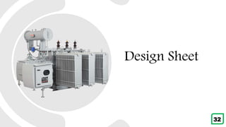 Transformer Template Engineering Project on Transformer Design | Electrical Machine Design | PPTX
