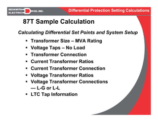Transformer differential protection | PDF