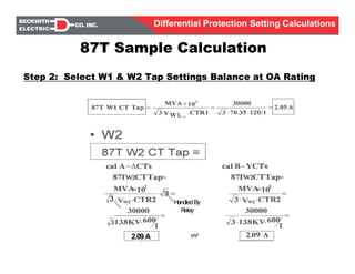 Transformer differential protection | PDF