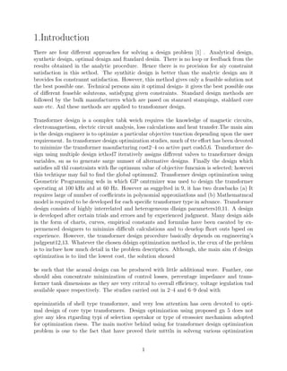 Design of Three Phase 11000/433 V And 100 KVA Transformer | PDF