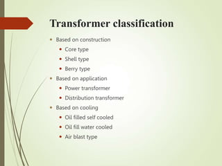 TRANSFORMER OIL classifications and specifications | PPT