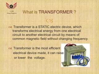 Transformer ppt | PPTX
