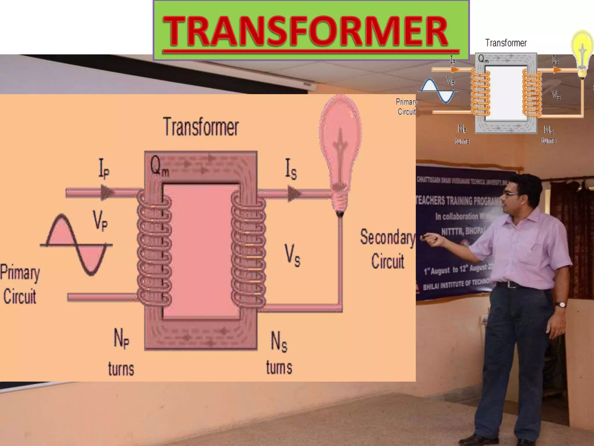 Transformer working principle by ashutosh sir | PPTX | Physics | Science