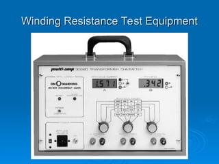 Winding Resistance Test Equipment
Winding Resistance Test Equipment
 