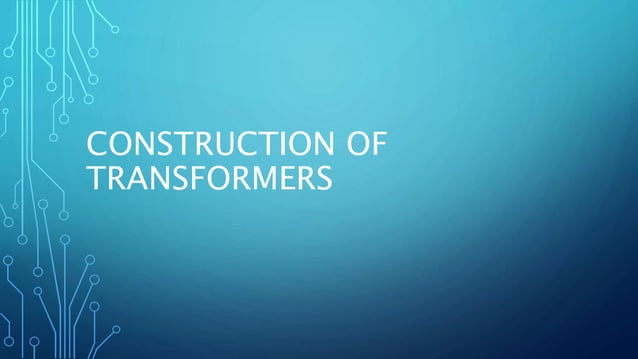 Complete Transformers course | PPT