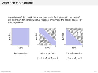 slides on transformers from prof francois fleuret | PDF