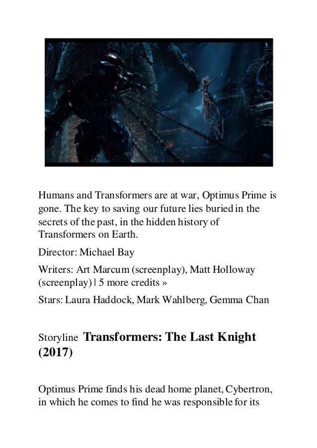 Transformers The Last Knight 2017 Full Movies Download Mp4