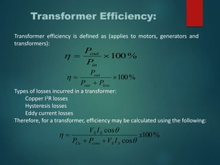 Transformers basic electrical engineering | PPTX