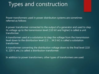 Transformers basic electrical engineering | PPTX