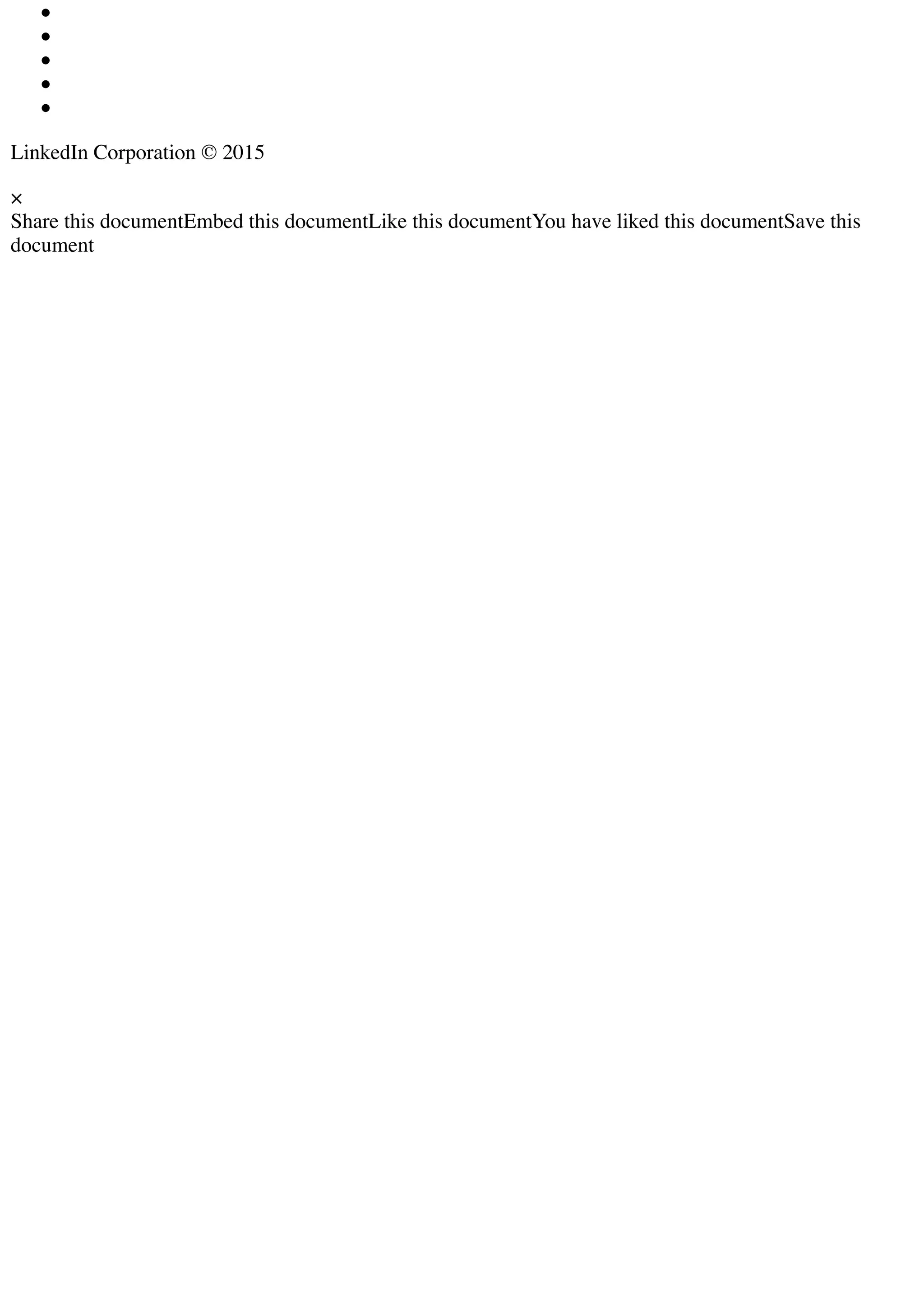 LinkedIn Corporation © 2015
×
Share this documentEmbed this documentLike this documentYou have liked this documentSave this
document
 