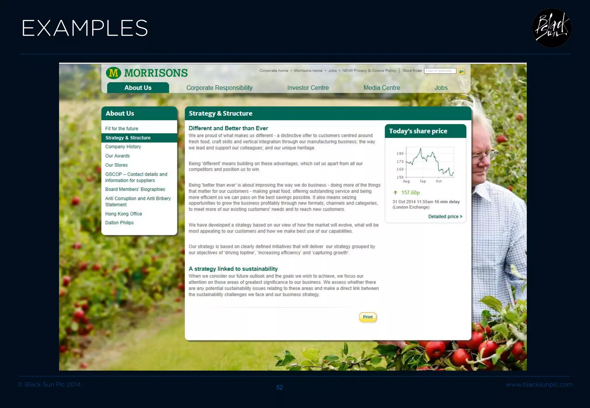 © Black Sun Plc 2014 52 www.blacksunplc.com 
EXAMPLES  