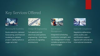 Rail Program Management Comprehensive Railway Infrastructure Consulting for Modern Rail Systems ...